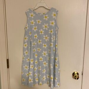 Hannah Andersson Girls swing dress size 140 Daisy print